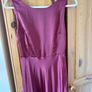 Beautiful burgundy wine satin maxi dress Image 6