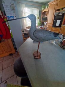 Heritage Mint Carved Wood Curlew Bird