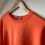 Mint Velvet Orange Side Zip Sweatshirt Cotton Blend  Size M Image 4