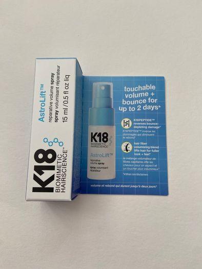K18 astrolift restorative volume spray 15 ml