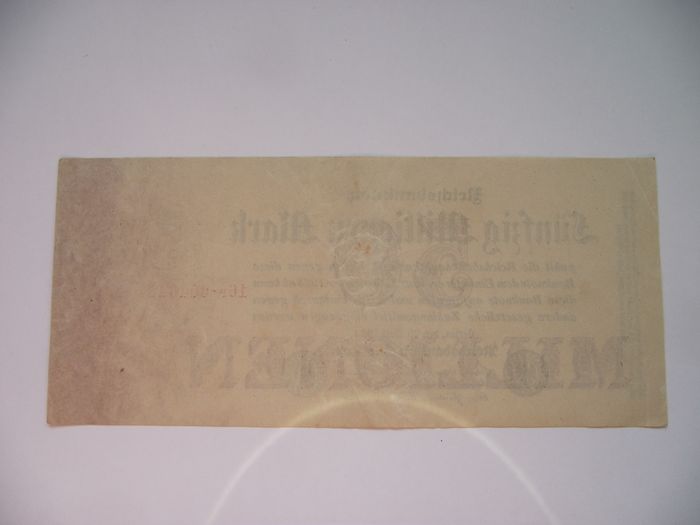 Germany. Reichsbanknote. 50 Millionen Mark (25.7.1923) Super Condition!