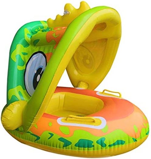 Baby Unicorn Pool Float with Sun Canopy -Baby Swim Ring,Inflatable Swimming Ring Infant Baby (FREE SHIPPING)