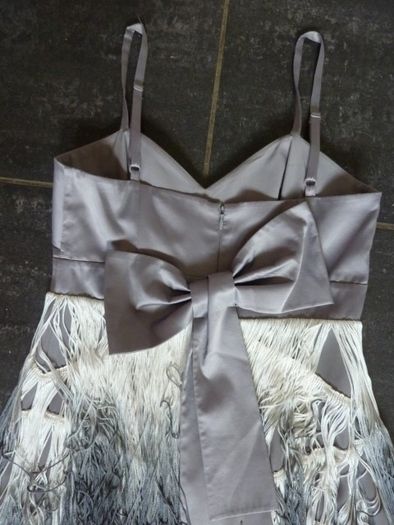 Silvery grey lipsy dress (size UK 10)