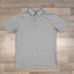 FootJoy FJ Monogram Patterned Golf Polo Shirt Mens Medium