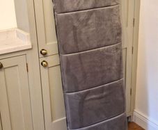 FREE grey velvet headboard for 4 foot double bed