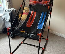 Dual basket ball indoor game