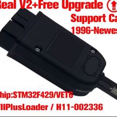 Best 1996-2025 Real V2 VIIPLUS Diagnostic Tool Update Online With Unlimited VINS Vag-Com HEX Usb Interface V24.7 Coding Function