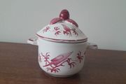 Faience French Lidded Bowl