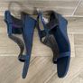 New Lotus Navy Wedge Sandals Image 4