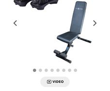 Adjustable Dumbbells V1 24kg & P1400 Weight Bench