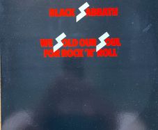 Black Sabbath Rare Irish 1982 translucent vinyl record of we sold our sold for rock n roll in vg+ condition. Double gatefold sleeve