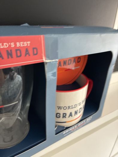 worlds best grandad mug set