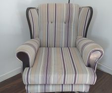 Two wingback chairs