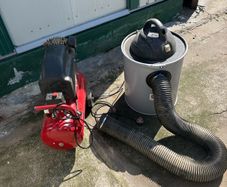 Sip 25 L air compressor and 50 L dust extractor