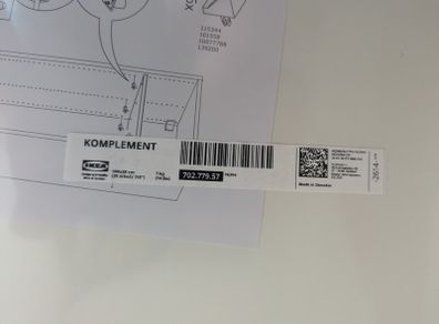 IKEA Complement Shelf 100X58cm