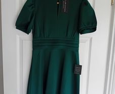 royal green dress brand new