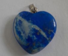 Pendant- Charm - Lapis Lazuli - Heart