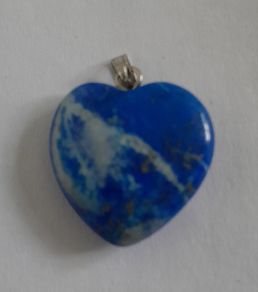 Pendant- Charm - Lapis Lazuli - Heart