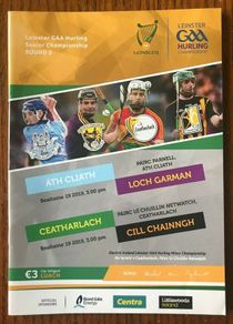 2019 GAA Dublin v Wexford / Carlow v Kilkenny - Leinster Hurling Rd 2 Programme