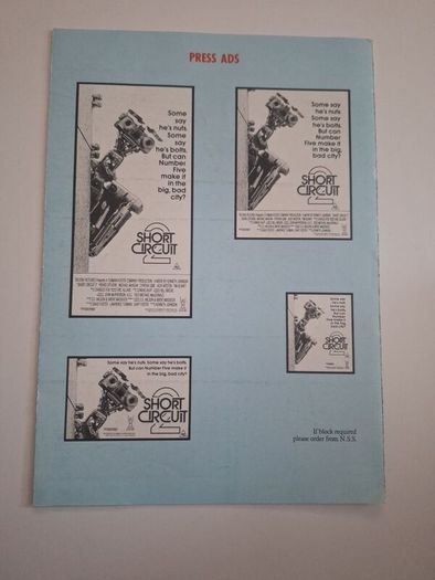 1988 Short Circuit Press Kit