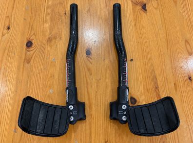 PRO Synop Carbon Clip-On Aero Bars - Full Carbon - 31.8mm