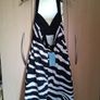 BNWT - Karen millen Halter neck zebra patterned dress UK 12 Image 3