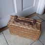 Small Suitcase Style Wicker Display Basket Image 3