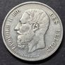 1870 Belgium 5 Francs - Leopold II small head Silver coin Image 4