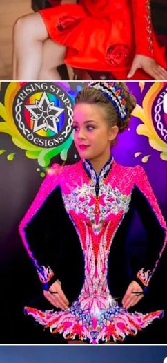 Irish dancing dress