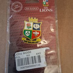 British and Irish Lions Rugby.  Official Merch. Keyrings and Badges Collect In Dublin Or Receive Via Post.