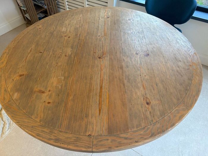 Rustic Round Dining Table
