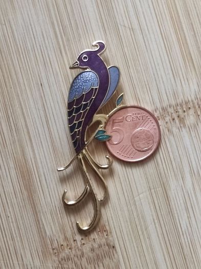 Vintage Peacock brooch
