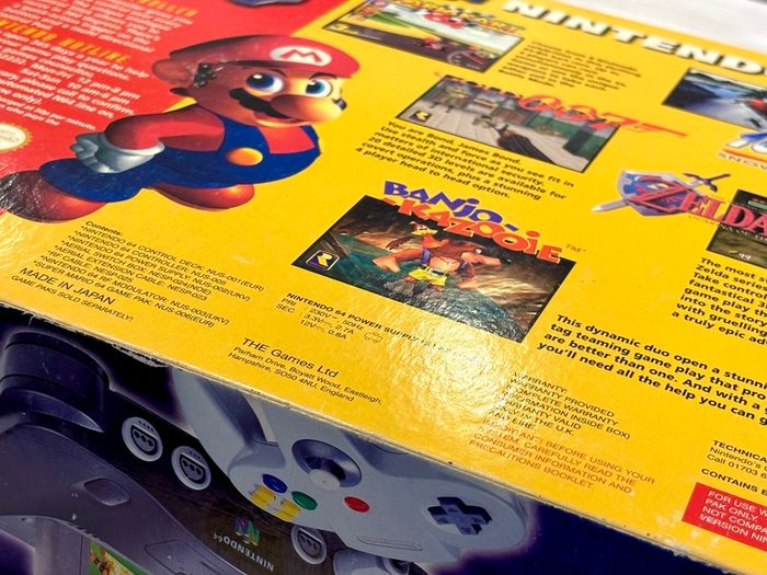 Nintendo N64 Mario Edition Console - Boxed
