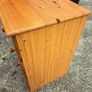 Lovely three drawer pine locker Image 3
