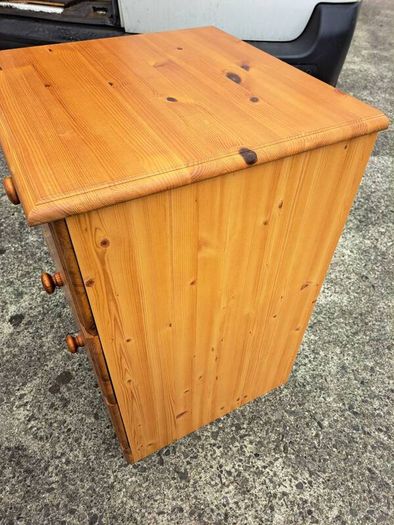 Lovely three drawer pine locker