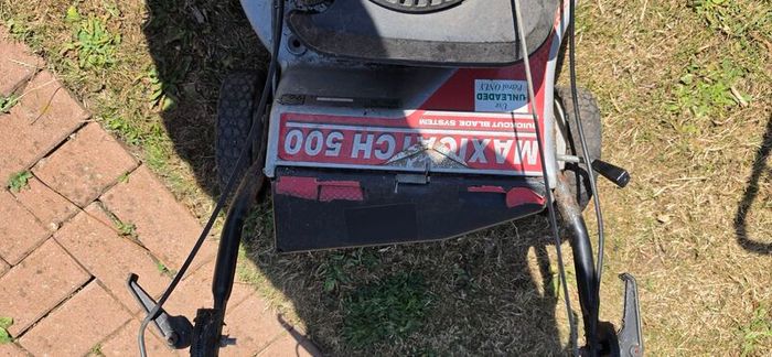 Maxicatch petrol lawnmower