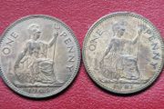 Elizabeth ll 1961 and 1963 Penny coins