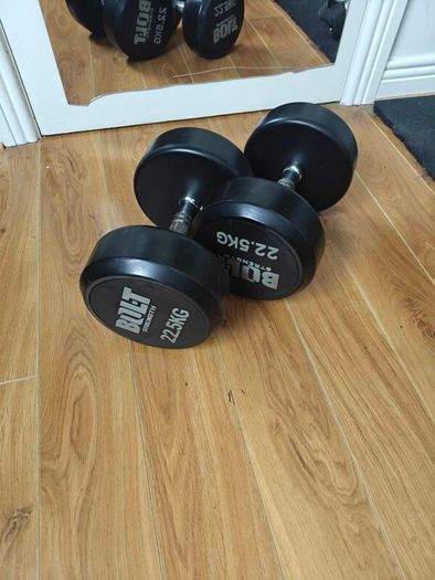 22.5kg dumbbells