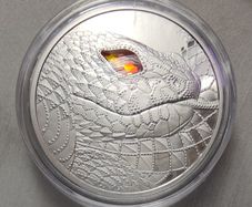 Austria 20 Euro Silver (.925) Proof Coin 2021 - The Serpent Creator - Eyes of the World
