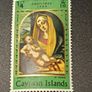 1969 Cayman Islands Christmas Madonna & Child Image 4