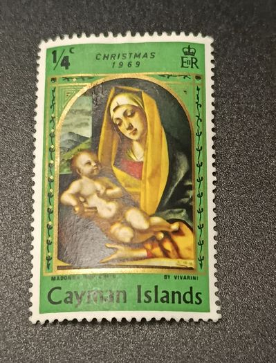 1969 Cayman Islands Christmas Madonna & Child