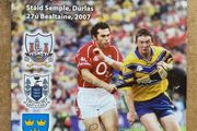 2007 Clare v Cork - GAA Munster Hurling Quarter Final Programme