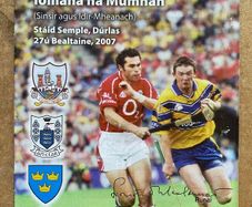 2007 Clare v Cork - GAA Munster Hurling Quarter Final Programme
