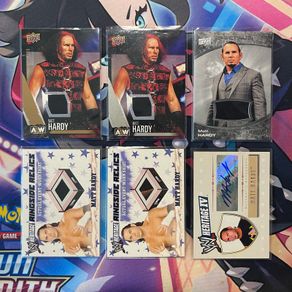 Matt Hardy Autograph Signed And Relic Cards