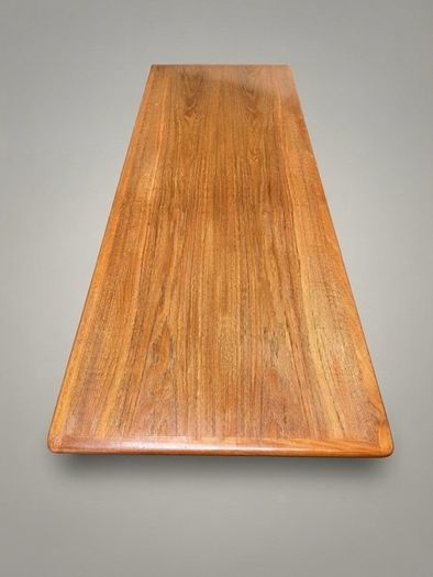 Exquisite Danish Teak Coffee Table Attributed to Johannes Andersen