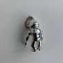 Kipling Chrome Monkey Keychain Bag Keyring Image 3
