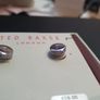 New Earrings Ted Baker silver color with small sparkling stones & T letter RRP 39 euro NEW Image 3