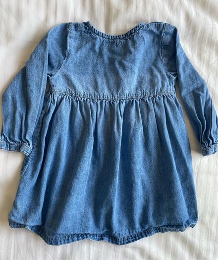 Next denim dress 12-18 months