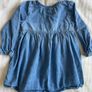 Next denim dress 12-18 months Image 2