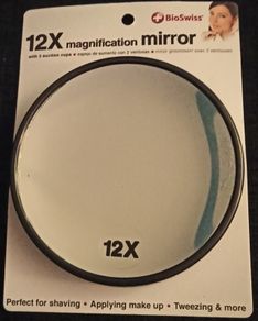 12x magnifying mirror
